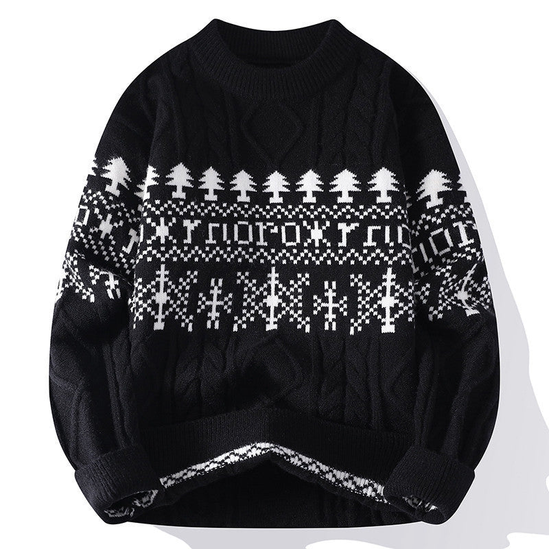 Couples' Christmas Crew-neck Pullover Sweaters
