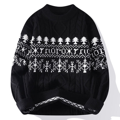 Couples' Christmas Crew-neck Pullover Sweaters
