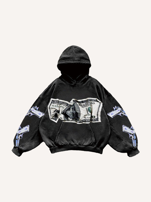 Fashion Casual Printed Polyester Sweater