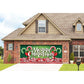 Christmas Background Hanging Cloth Garage Door Patch Holiday Party
