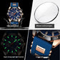 Silicone Band Multi-function Chronograph Men's Watch