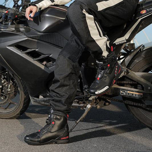 Men's Knight Motorcycle Shoes Waterproof Non-slip
