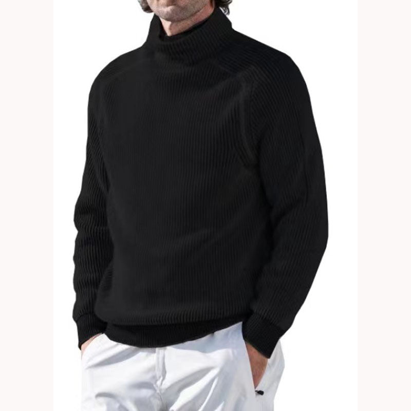 Men's Wool High Collar Warm Sweater