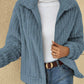 Women's Fleece Lapel Cropped Jacket