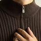 Zipper Cardigan Men's Casual Sweater Coat