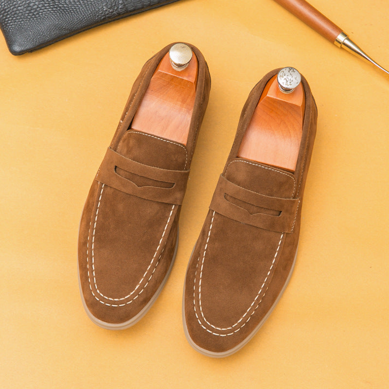 Men's Plus Size Fashion Simple Formal Business Leather Shoes