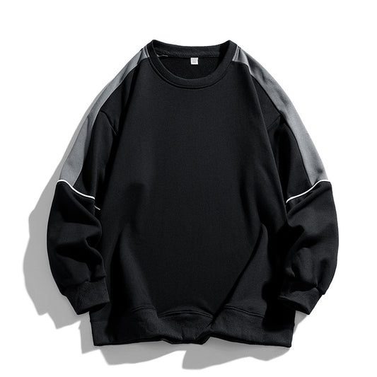 New Men's Long-sleeve Crewneck Pullover Hoodie