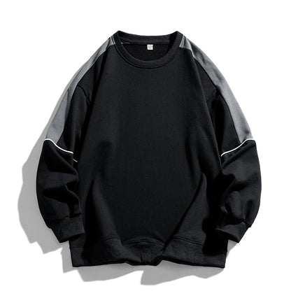 New Men's Long-sleeve Crewneck Pullover Hoodie