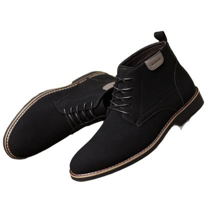 Martin Boots Men's British Style High-top Leather Shoes