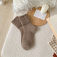 Tube Winter Thickened Maillard Terry Velvt Plush Snow Socks