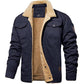 Men's European Lapel Military Multi-pocket Jacket Coat Cotton-padded Jacket Autumn And Winter