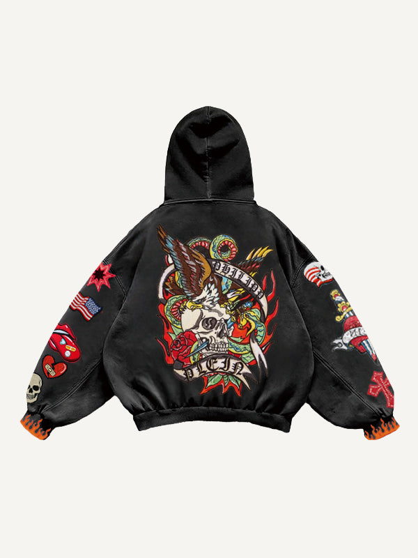 Fashion Casual Printed Polyester Sweater