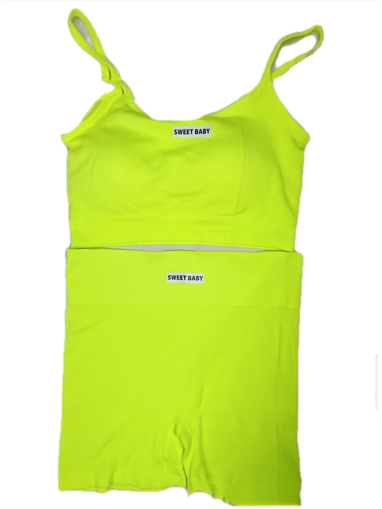 New High Waist Peach Yoga Suit Women