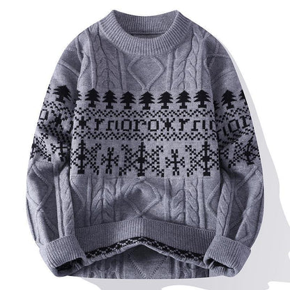 Couples' Christmas Crew-neck Pullover Sweaters