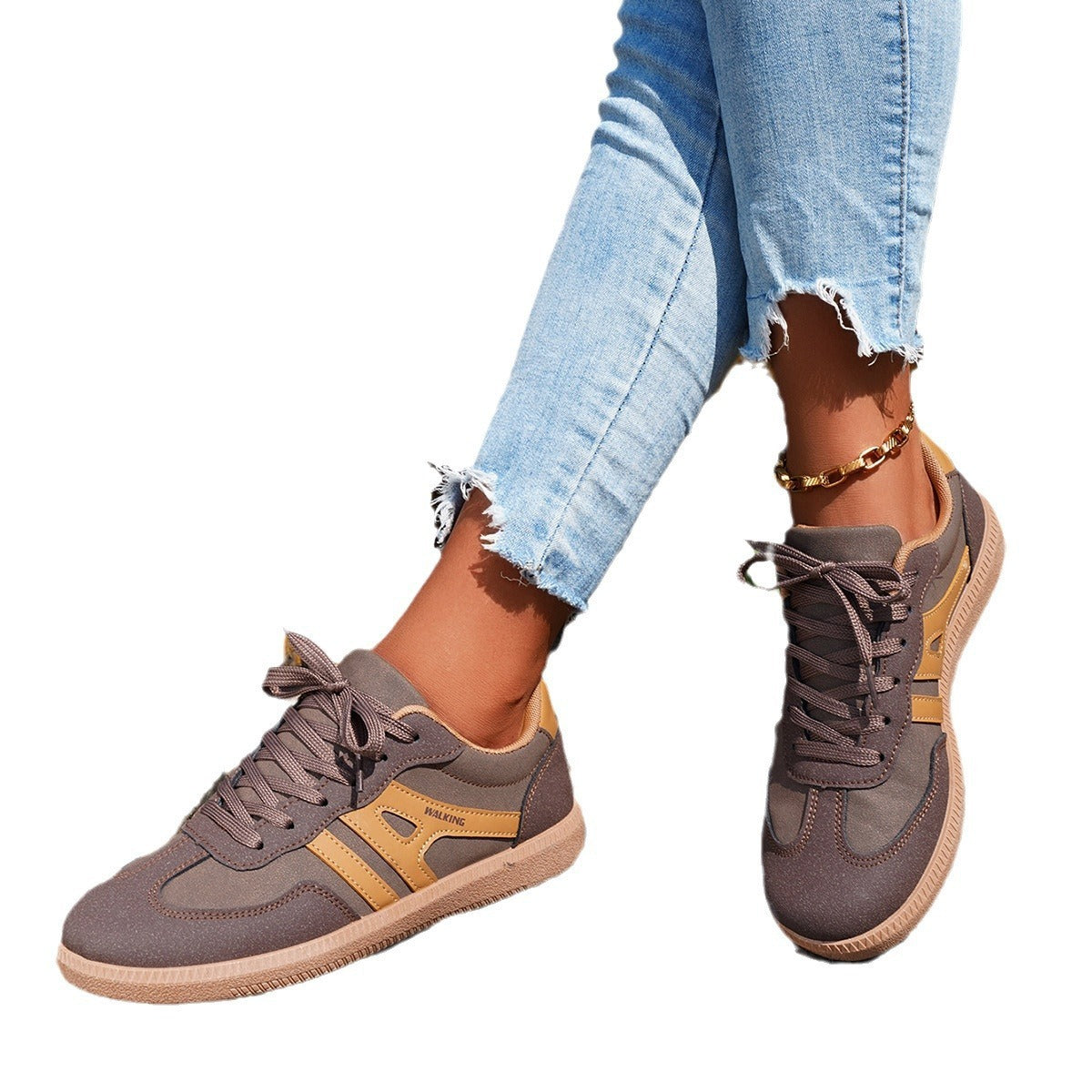 Flat Casual Outdoor Non-slip German Training Shoes Lace-up And No Shoe Box