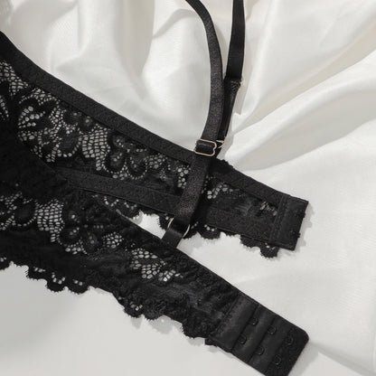 Sexy Bra Set, Lace, New Breathable Ultra-thin Anti-sagging Lingerie, Women's Underwear Set