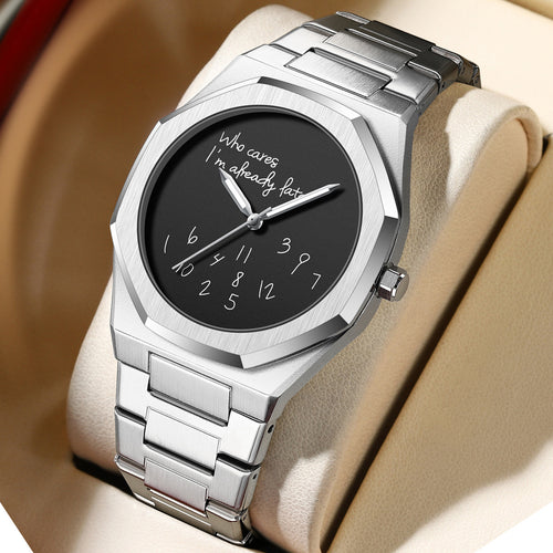 Digital Luminous Men's Table Simple Trend Octagonal Steel Watch