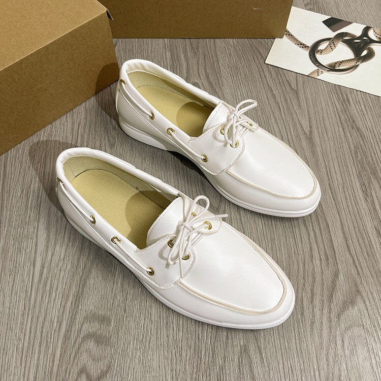 Fall Casual Leather Shoes Men's British Style Simple