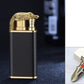 Creative Blue Flame Lighter Dolphin Dragon Tiger Double Fire Metal Winproof Lighter Inflatable Lighter
