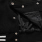 Men's Embroidered Skull Letter Baseball Jacket