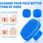 Handheld Face Decontamination Brush Silicone Face Cleansing Brush