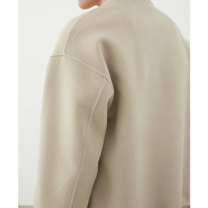 New Double-faced Woolen Goods Jacket Drop-shoulder Woolen Coat