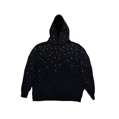 Men's And Women's New Rhinestone Hooded Sweater
