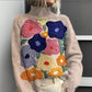 New Christmas Abstract Printing Casual Cloak Coat Cardigan