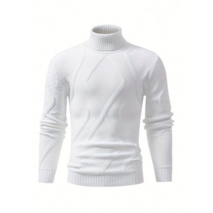 Men's Slim-fit Thickened Fashionable Turtleneck Sweater