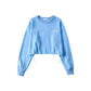 Casual Loose Letter Embroidered Long Sleeve Sweatshirt