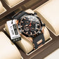 Silicone Band Multi-function Chronograph Men's Watch