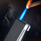 Windproof Lighter Electronic Blue Flame Inflatable Lighter