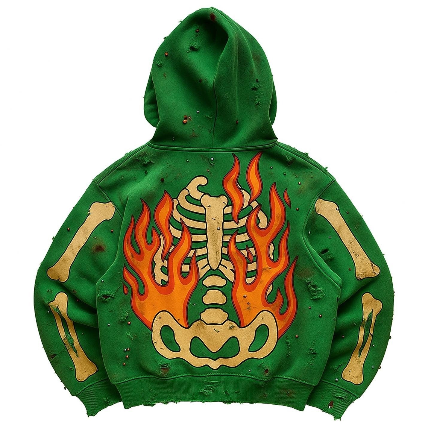 Fashion Casual Printed Polyester Sweater - Babazayed