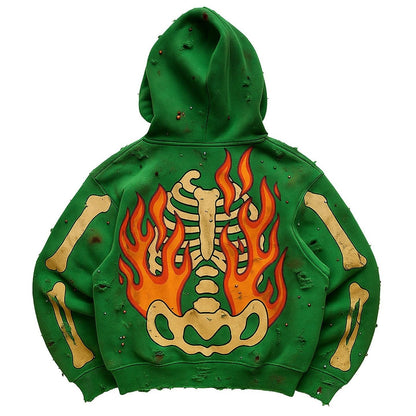 Fashion Casual Printed Polyester Sweater - Babazayed