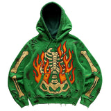 Fashion Casual Printed Polyester Sweater - Babazayed