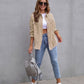 Fashion Ripped Shirt Jacket Female Autumn And Spring Casual Tops Womens Clothing - Babazayed