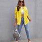 Fashion Ripped Shirt Jacket Female Autumn And Spring Casual Tops Womens Clothing - Babazayed