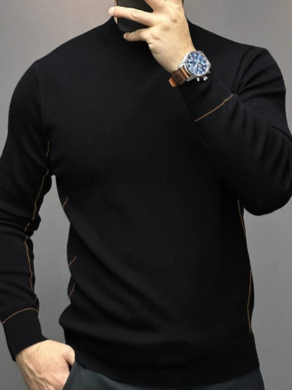 GentleKnit Contrast Sweater