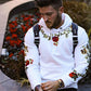 Solid Color Embroidered Men's Sweatshirt