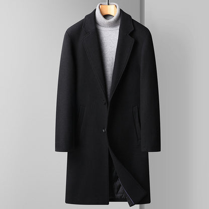 Woolen Coat Men's Business Korean Version