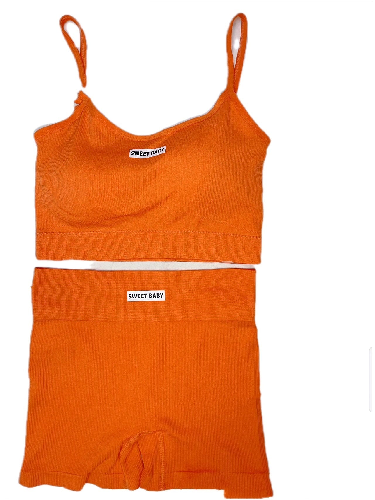 New High Waist Peach Yoga Suit Women