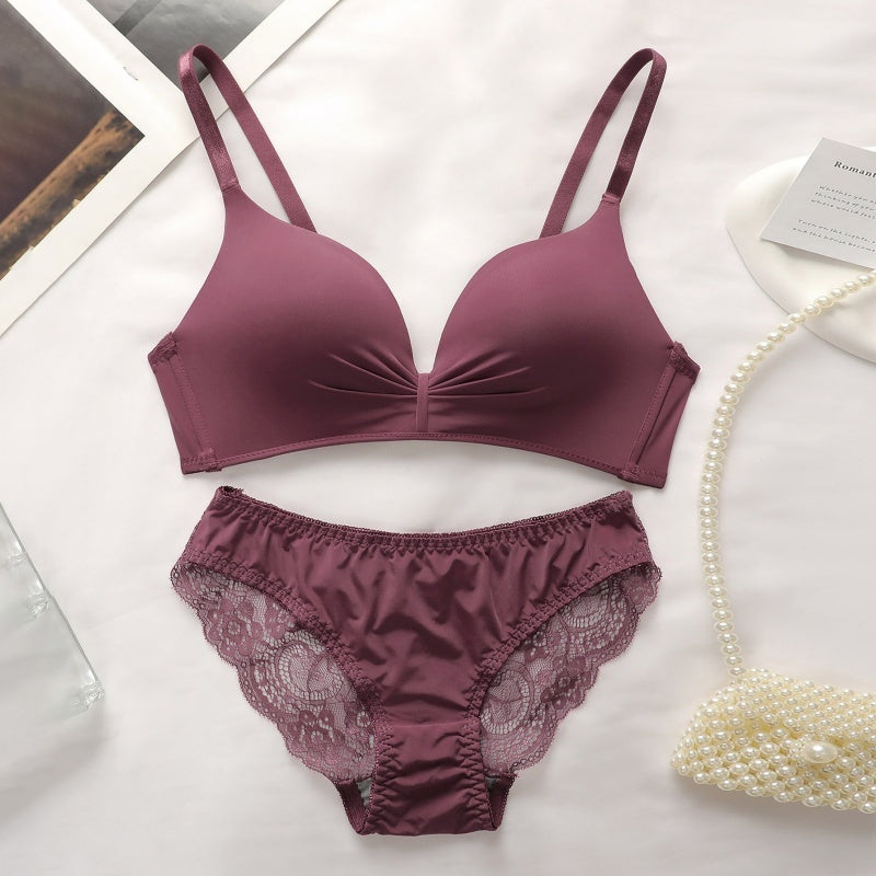 Women's Lingerie Set, Sexy Underwear, Gathers And Lifts To Prevent Sagging And Side Breast Spillage