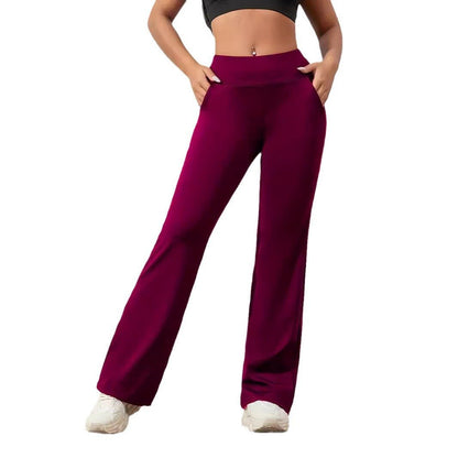 Loose Leisure Sports Wide Leg Yoga Running Fitness Aerobics Pants - Babazayed