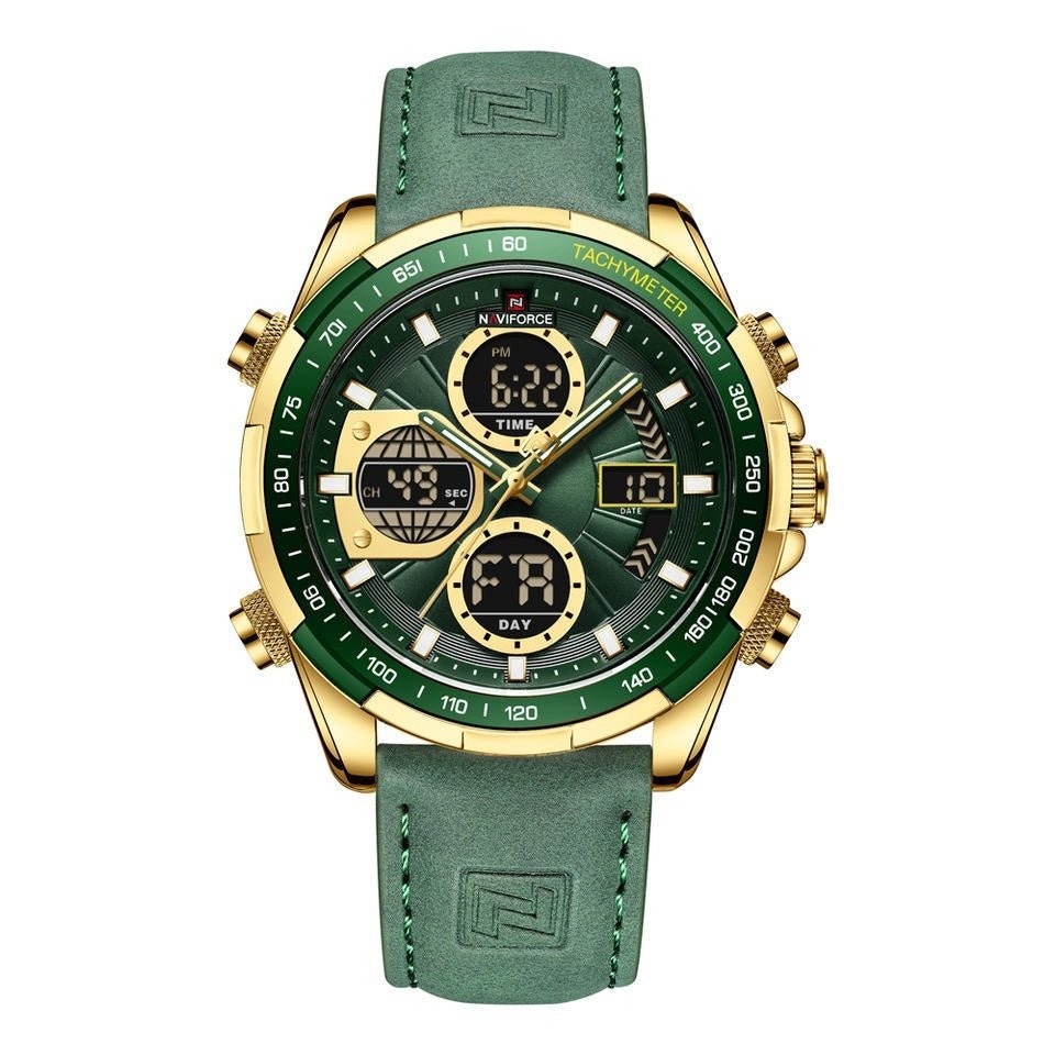 Men's Stainless Steel Strap Multi - function Watch - Babazayed