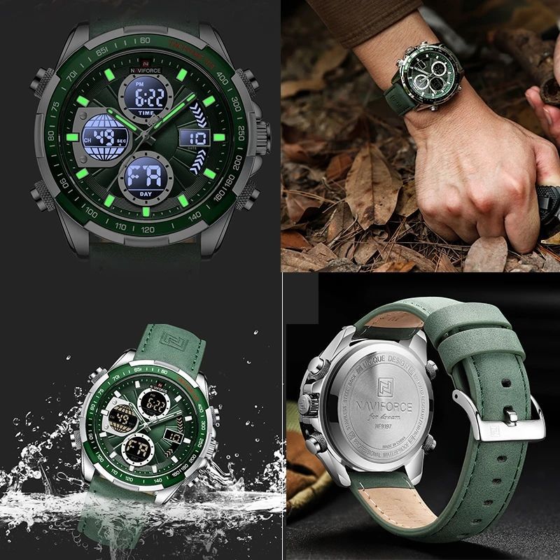 Men's Stainless Steel Strap Multi - function Watch - Babazayed