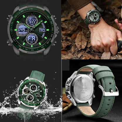 Men's Stainless Steel Strap Multi - function Watch - Babazayed