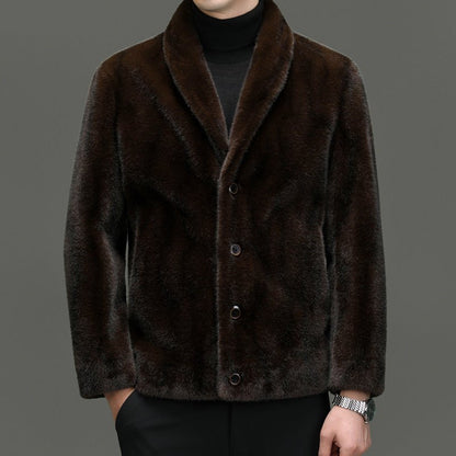 Padded Coat Fur Integrated Double - sided Top - Babazayed