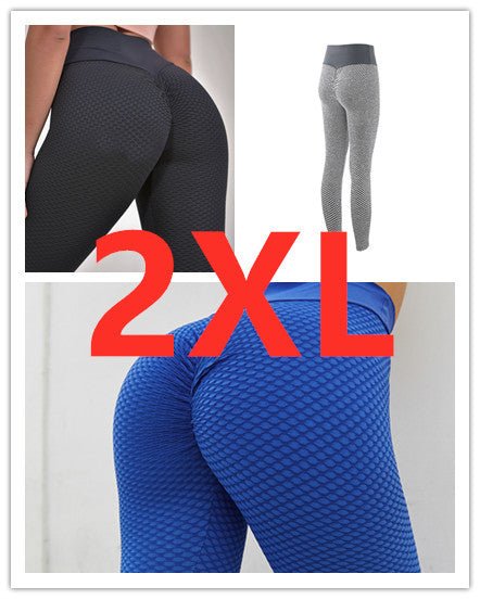 Plaid Leggings Fitness Yoga Pants Women's Seamless High Waist Breathable Gym Leggings - Babazayed