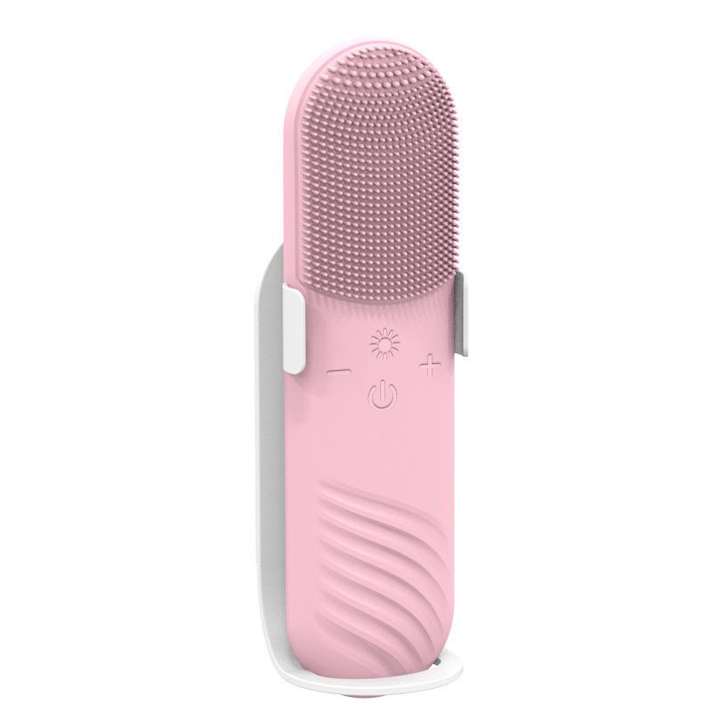 Silica Gel Cleansing Instrument Electric Ultrasonic Washing Brush - Babazayed