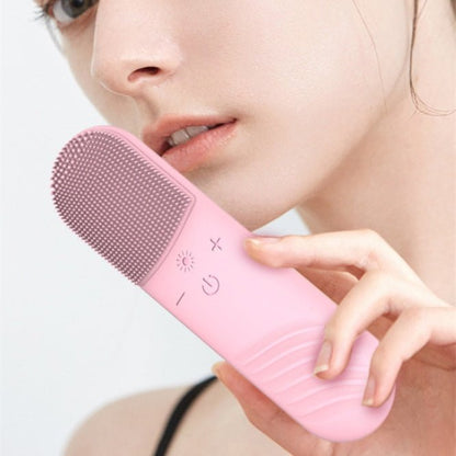 Silica Gel Cleansing Instrument Electric Ultrasonic Washing Brush - Babazayed
